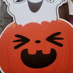 Halloween signs.