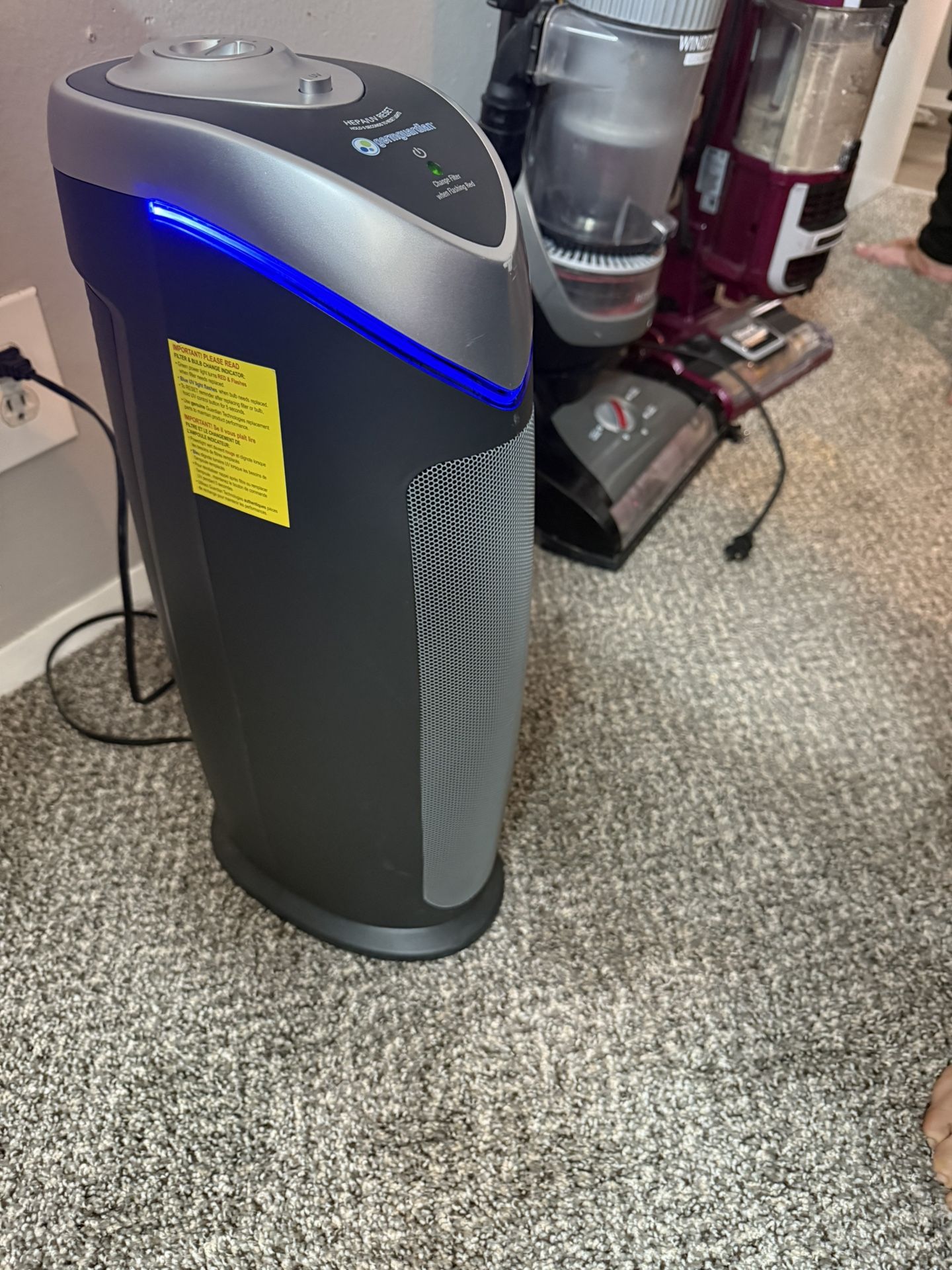 GermGuardian Air Purifier with HEPA Filter & UV Light – $40 – Must Sell Fast