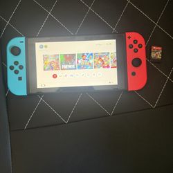 Nintendo Switch With Mario Kart 