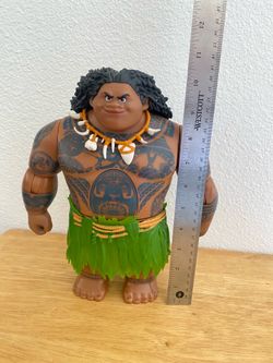 Disney Mega Maui MOANA 10.5" Hasbro Action Figure The Rock Doll Tattooed