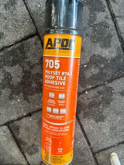 Roof tile adhesive