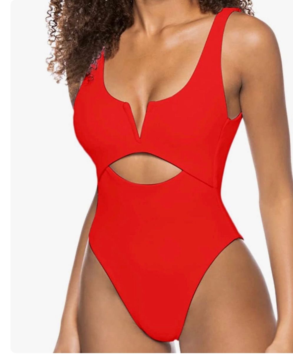 Meyeeka Womens One Piece Swimsuits Tummy Control Bathing Suit Swimsuit