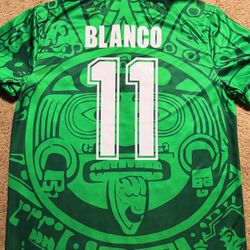 1998 Mexico National Team ‘Cuauhtemoc Blanco #11’ Soccer Jersey