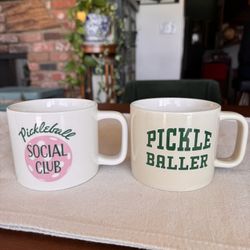 Pickleball Mug Coffee Cup Set 