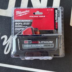 Milwaukee M18 Red Lithium Xc6.0