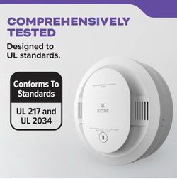 Kidde Smoke and Carbon Monoxide Detector, AA Battery Powered with LED Status...