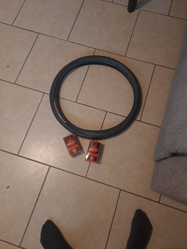 Bike Tires And Two Tubes Size 24