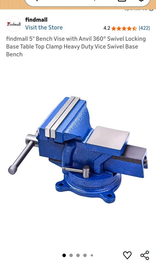 5" Bench Vise