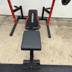 Squat Rack - Bench Press - Pull Up Bar