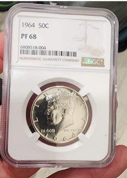1964 Kennedy Half Dollar – NGC PF68