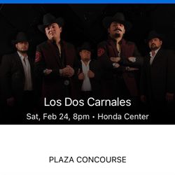 2 Boletos Para Los Dos Carnales Concert. 