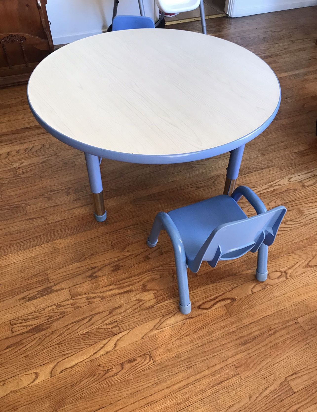 Lakeshore adjustable table and chairs