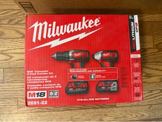 Milwaukee M18 compact 2 tool combo kit