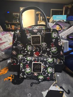 New Beetlejuice Loungefly Crossbody Purse