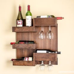 Wall Mounted Bar Rack 20"x22"