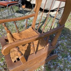 Antique Platform Rocking Chair