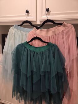 Women's Layered Tulle Fairy Skirts – 3 Colors Available!