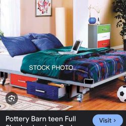 Queen Size Pottery Barn Bed Frame 