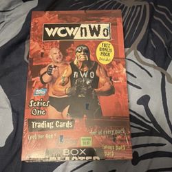 Topps WCW nWo Series One Sealed Trading Card Box Bonus Pack