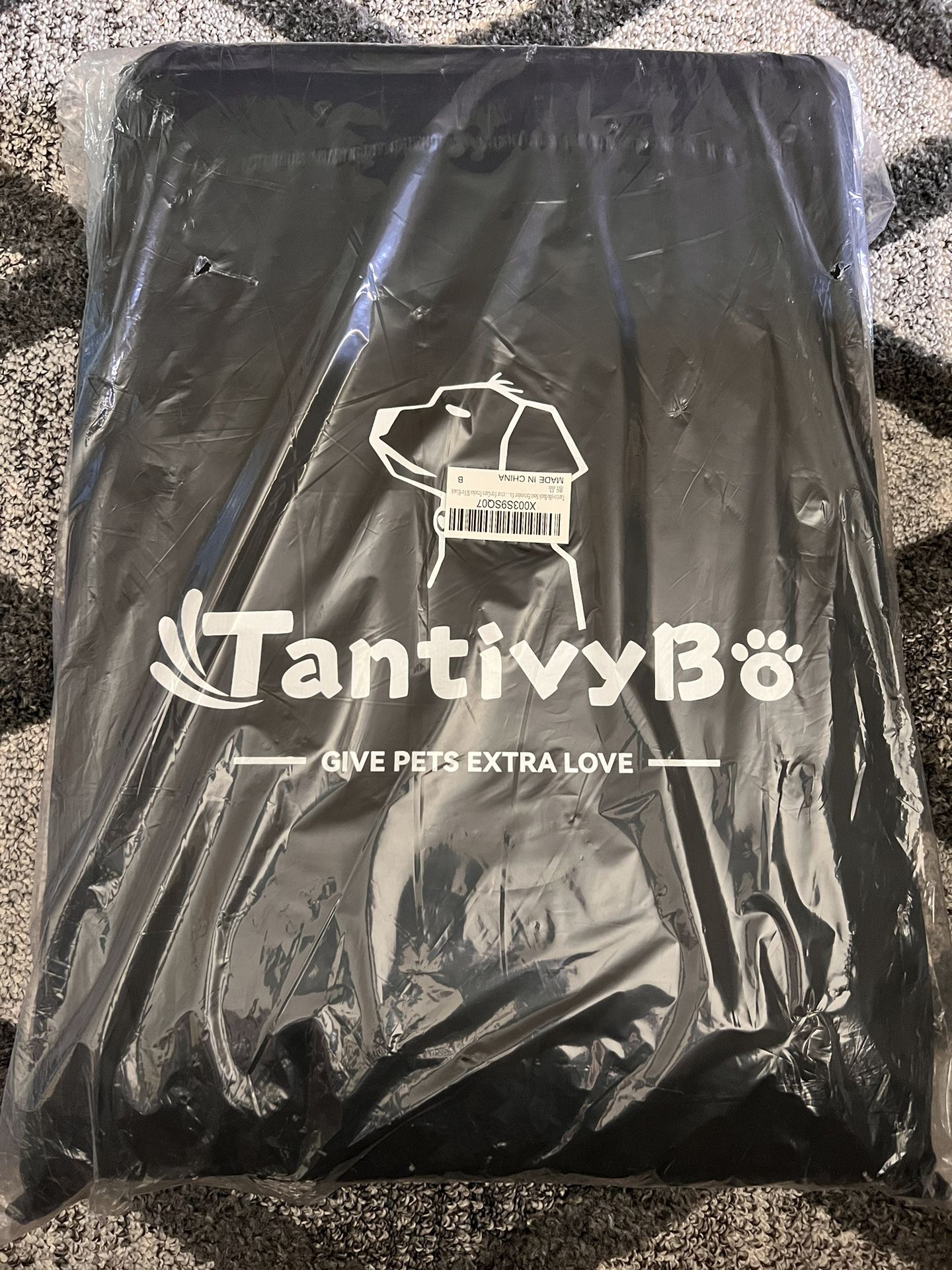 TantivyBo Back Seat Extender for Dogs, 100% Waterproof Hard Bottom