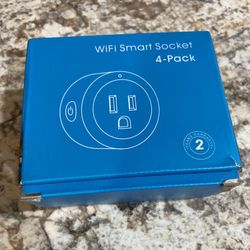 New 4 Pack Wi-Fi Smart Outlet 