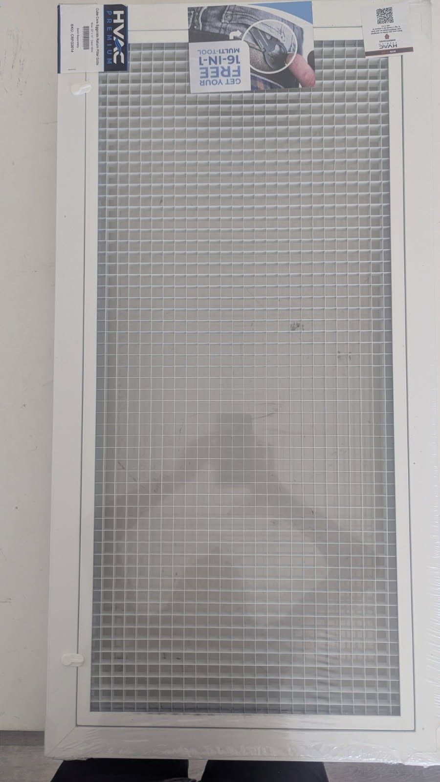 HVAC Premium Return Air Filter Grille 30x14 Brand New Wrapped