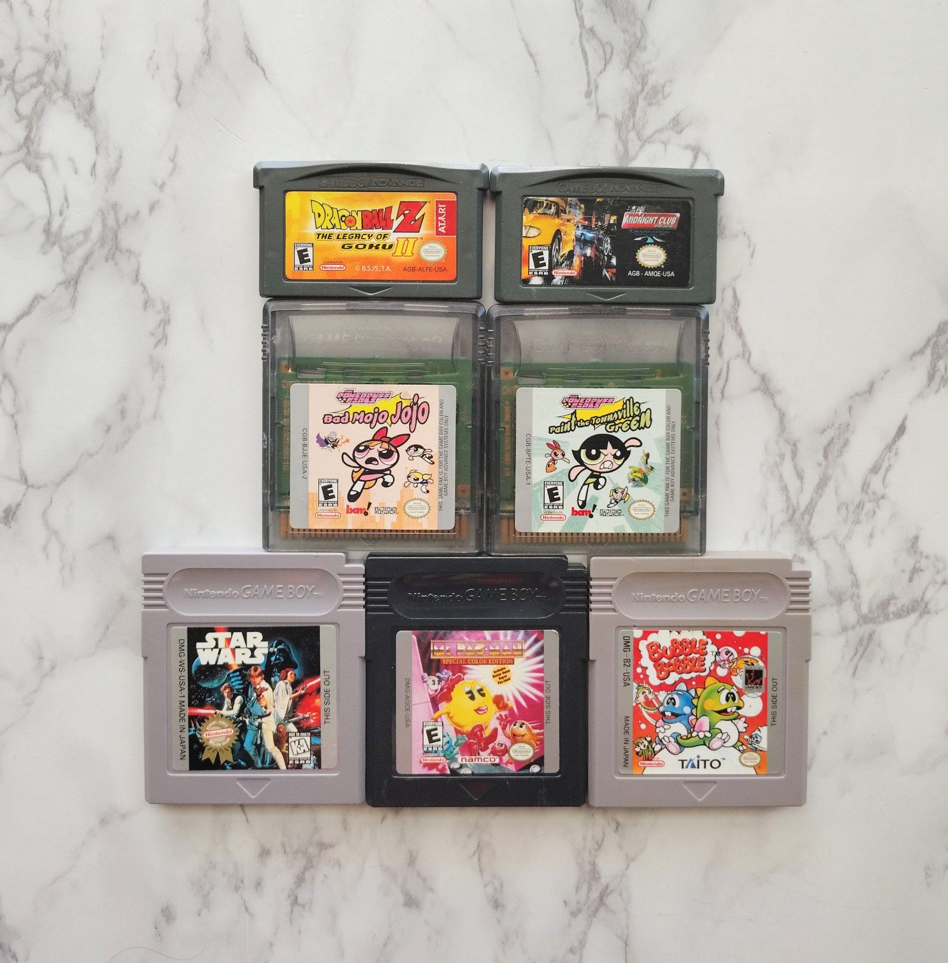 Powerpuff Girls, Dragon Ball Z and more Game boy games