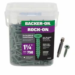 HARDYBACKER SCREWS Backer-On #9 x 1-1/4 in. Star Drive Serrated Head Cement Board Screws (750-Pack) - 10 available