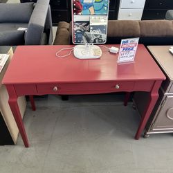 Red Wood Desk 