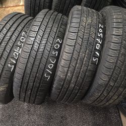 4 Tires 205.70.15 Good Year Assurance 99 % Tread Dot 1326