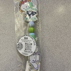 Beaded Pens “Don’t Touch My Pen” Comes With 3 Pair Of Earrings And Hello Kitty Sticker And Extra Ink