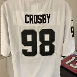 Raiders Crosby Jersey Stitched Brand New 
