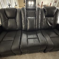 3-seater reclining sofa