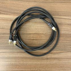 Mediabridge™ Ultra Series RCA Y-Adapter (8 Feet) - 1-Male to 2-Male for Digital Audio or Subwoofer