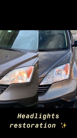 Headlights restoration