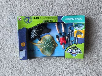 Wild Quest Ocean Playset Stingray Dive Action Figure Diver Set NEW