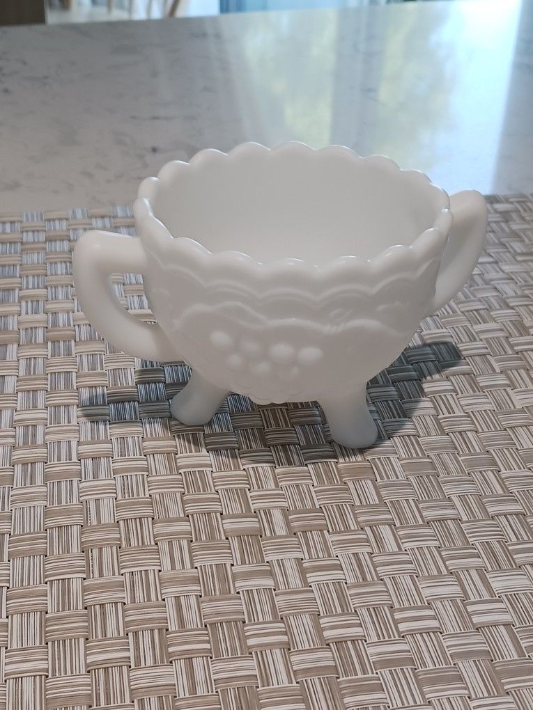 Vintage Grape Satin Sugar Bowl