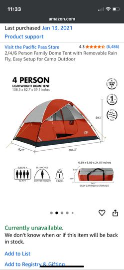 4 Person Tent