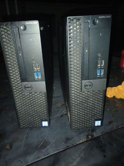 2 dell optiplex i5 7gen desktop