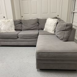 Gray Sectional Custom Made
