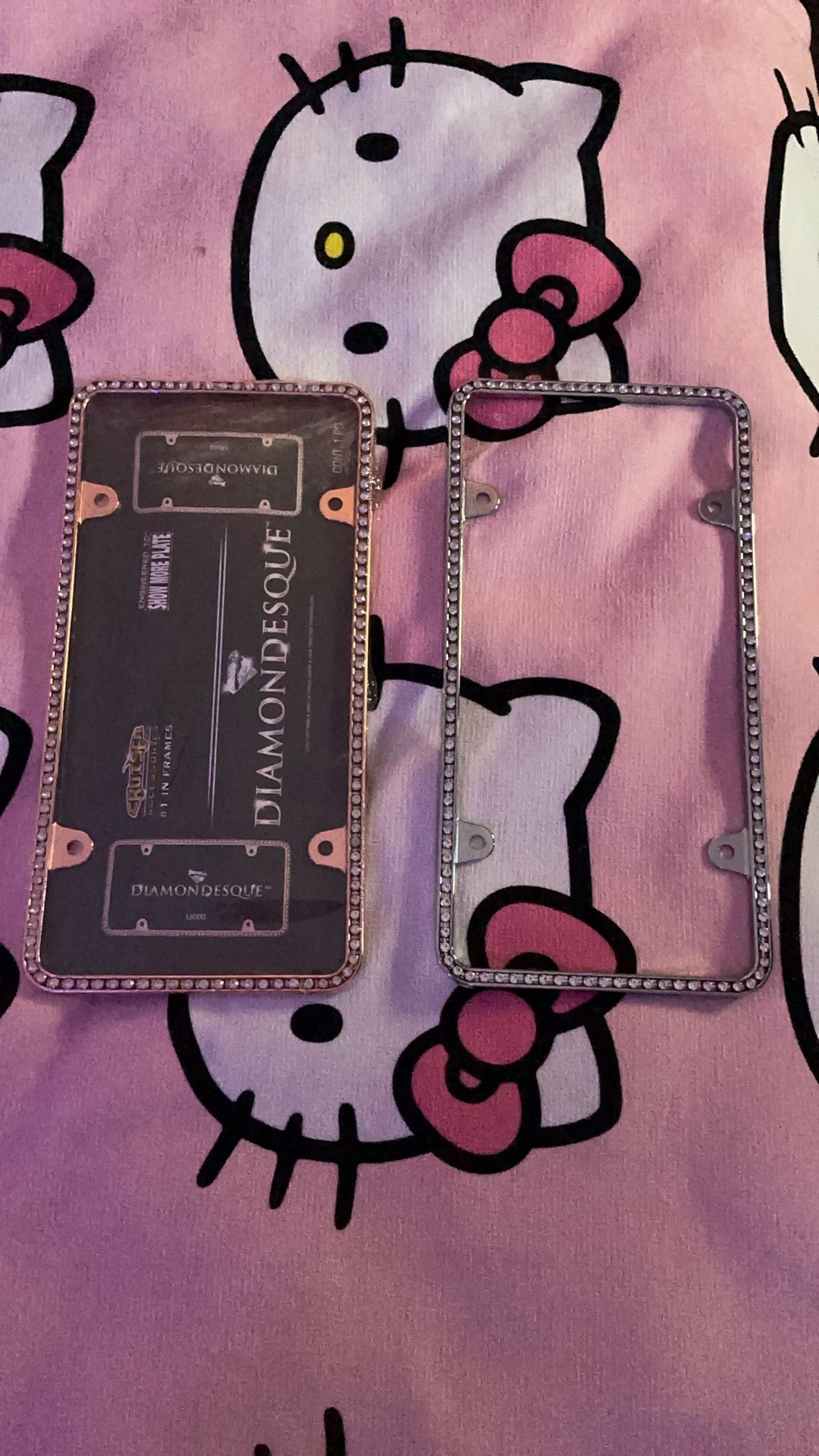 License Plane Border Rhinestone