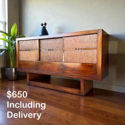 🪵 Nativa Interiors Solid Wood Media Console/Sideboard – Free Delivery 20 Miles 🚚 