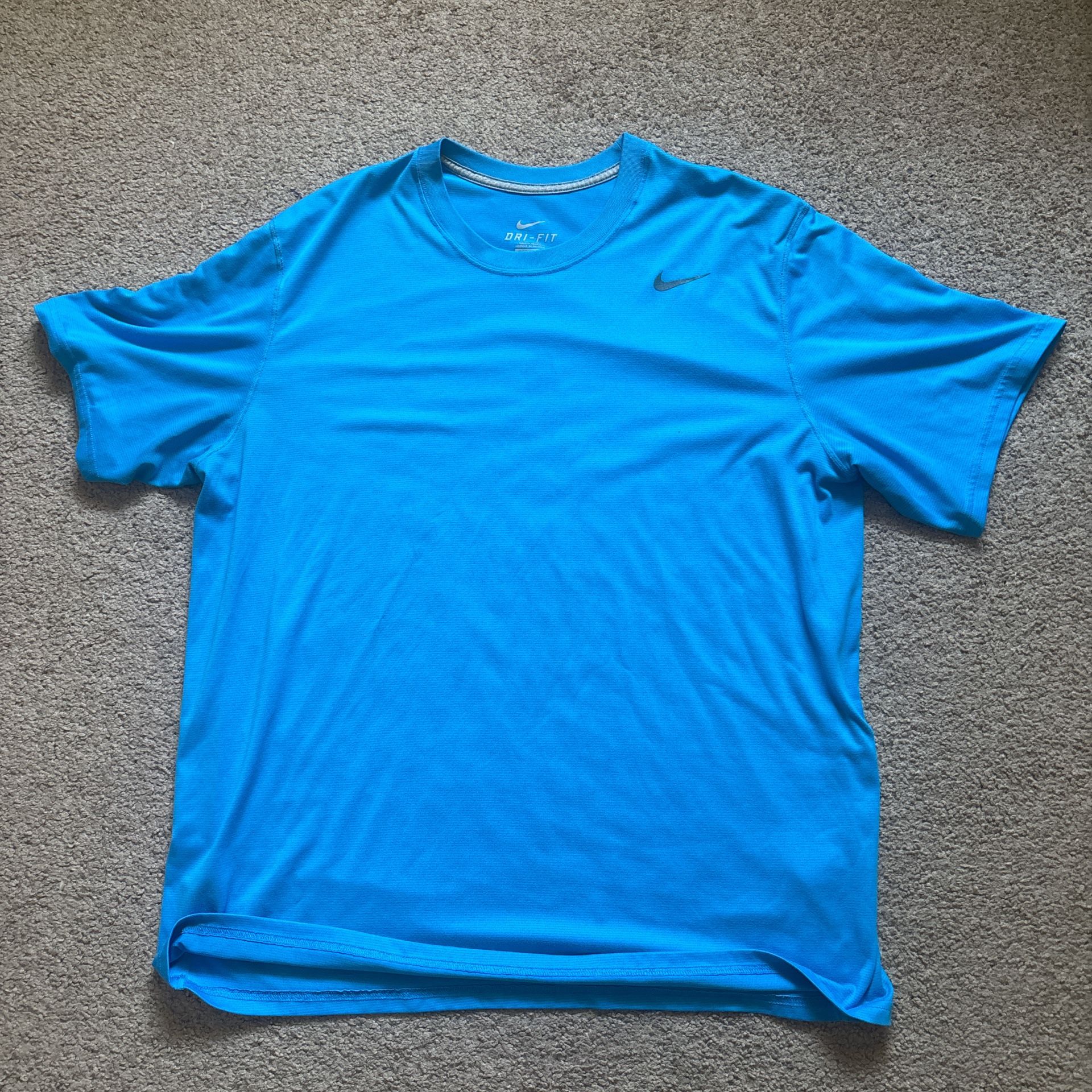 Light Blue Nike Dri Fit Shirt