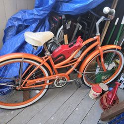 Women’s Hybrid Beach Cruiser Bike with Coaster Brake