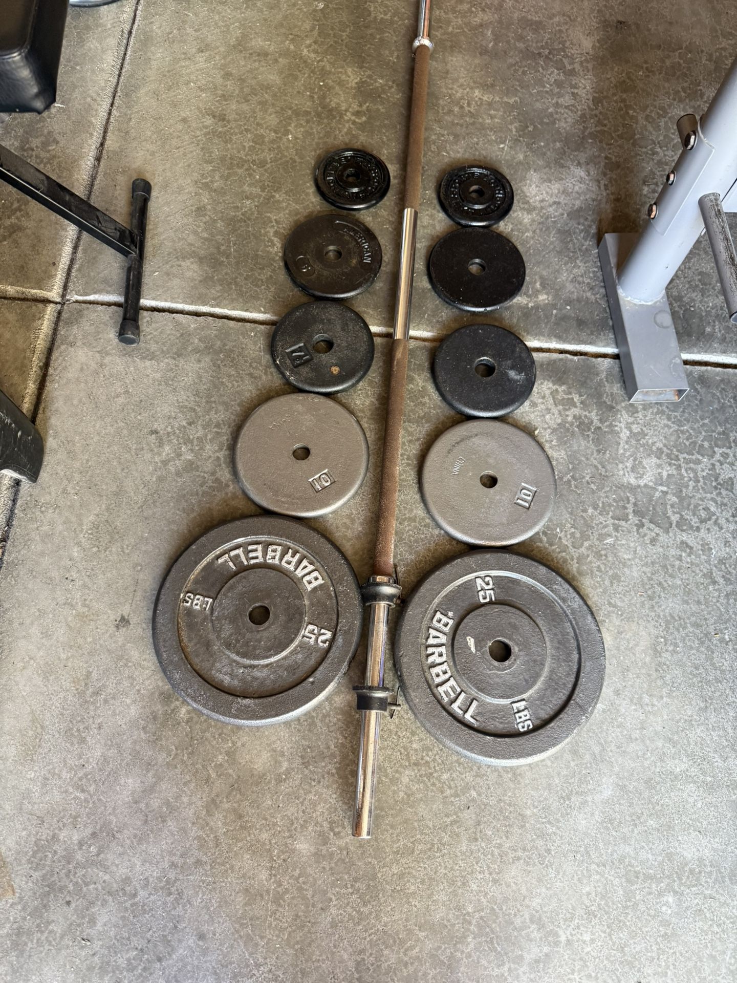Weights Barbell Set