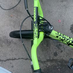 Yellow bike store pegs
