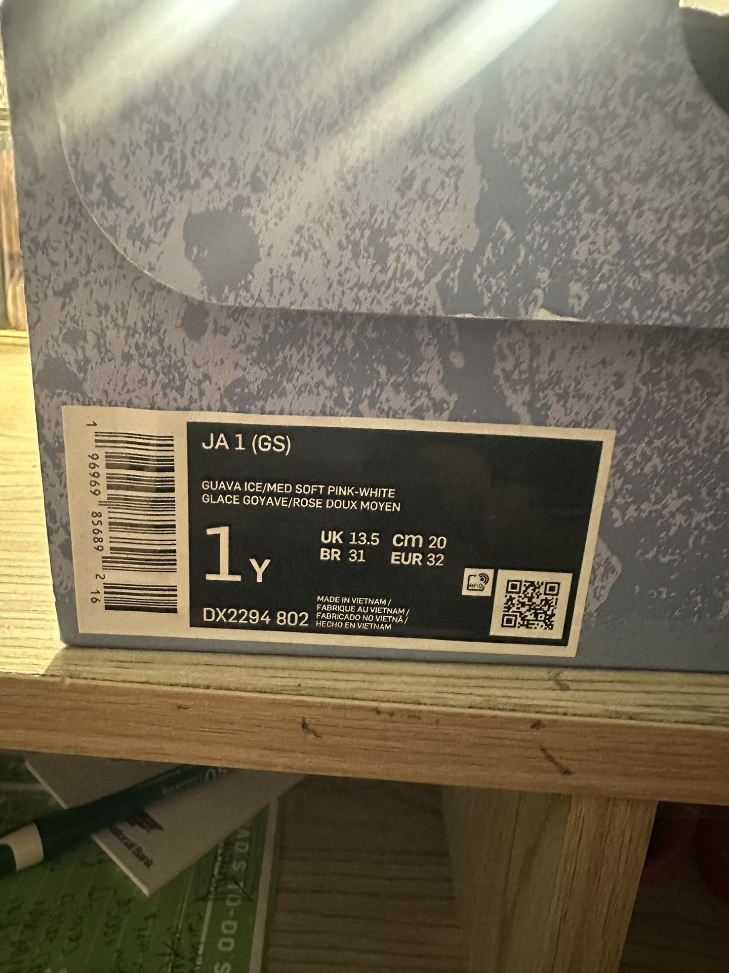 Size 1 Kids Ja Morant Bball Shoes