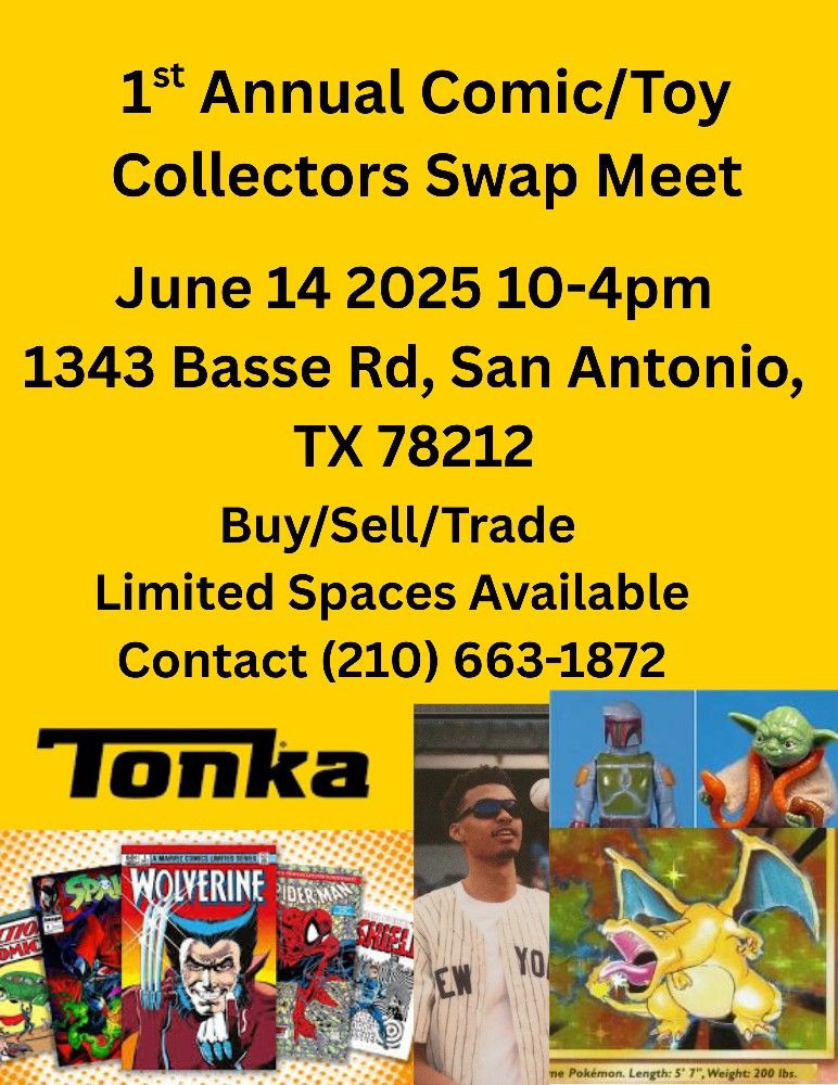 Comic / Card & Toy Collectors Swap Meet @ Basse Emporium 6/14