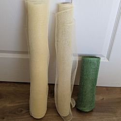 Decorative Mesh Rolls – Craft / Wreath / Floral Mesh (3 rolls)