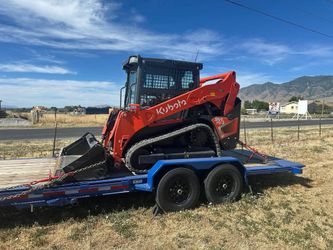 2025 Kubota SVL75-3 Skid Steer + Tilt Deck Trailer